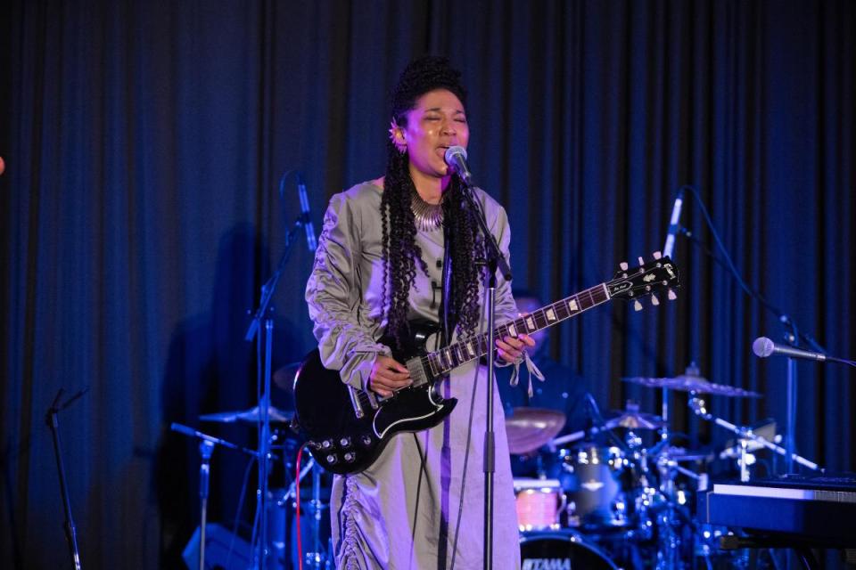 Judith Hill on stage